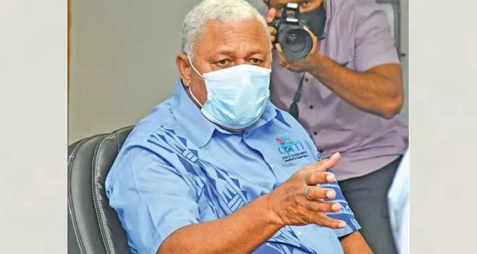 Prime Minister Voreqe Bainimarama . Photo: Office of the Prime Minister