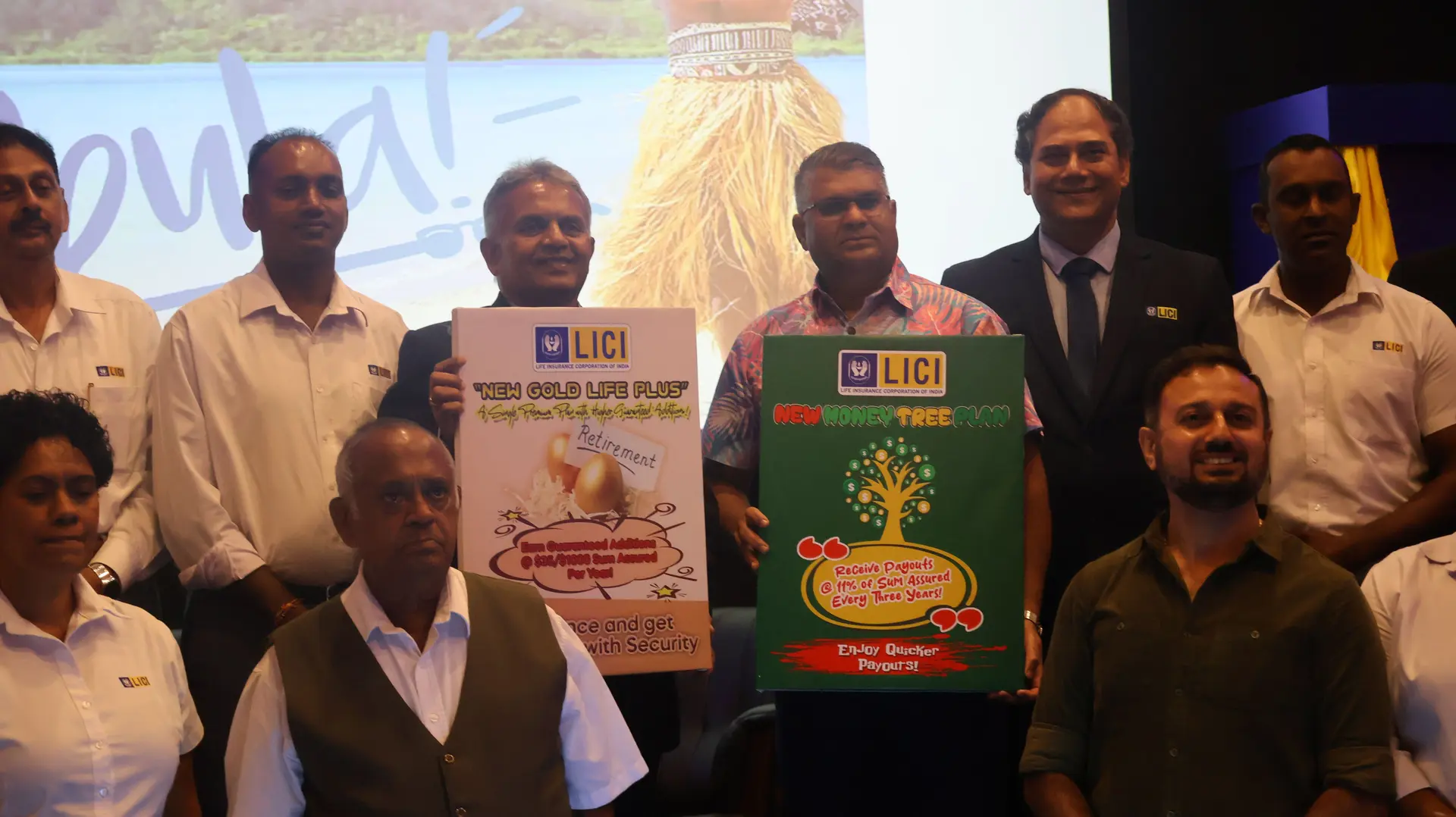 LICI Fiji Operations general manager Pradeep Shenoy and Reserve Bank of Fiji Governor Ariff Ali 