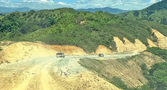The rugged terrain in the Nadroga/Navosa highlands. 