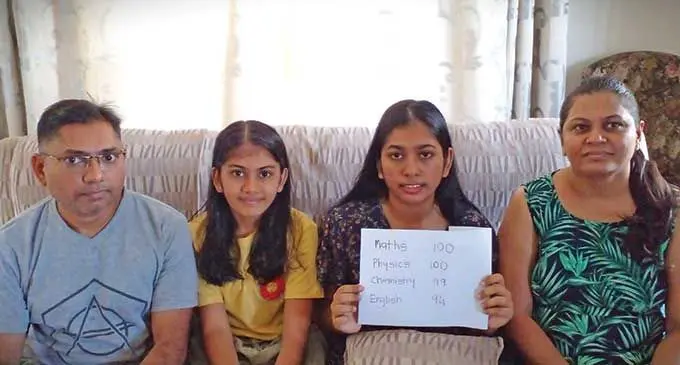  From left: Sandip Chauhan, Prathna Chauhan, Tanisha Chauhan and Mayuri Chauhan at their home in Varadoli, Ba on April 3, 2022. Photo: Salote Qalubau 