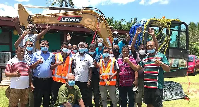 Assistant Minister for Sugar George Vegnathan launched the Labasa Cane Producers Association’s infarm subsidised programme in Sarava, Labasa on January 26, 2022. Photo: Shratika Naidu