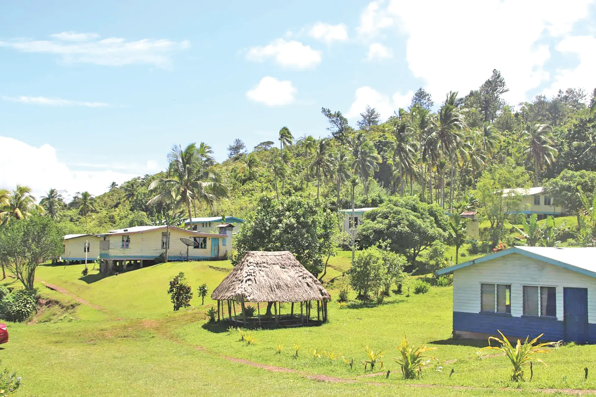 Naviavia Settlement in Cakaudrove after Tropical Cyclone Yasa in 2021.