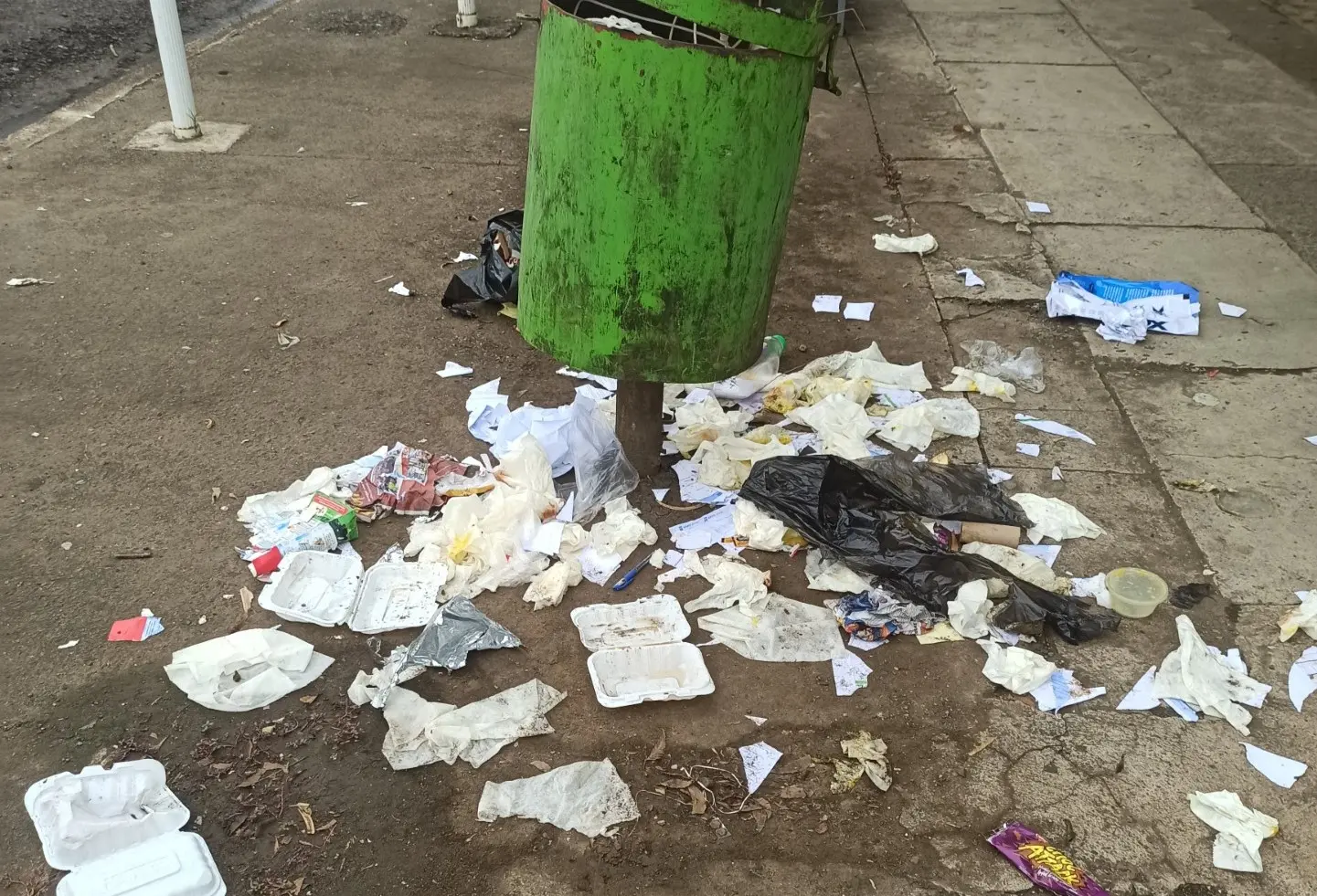 Littering remains a concern in Labasa Town. 