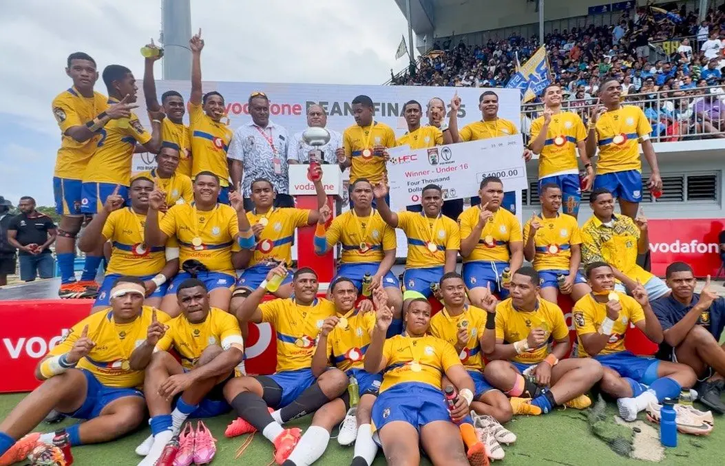 The winning Suva Grammar U-16 team.