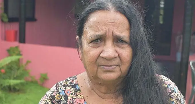 Shri Mati, who gave a piece of her land to the Koroi family at Mate road in Korovuto, Nadi. Photo: Mereleki Nai