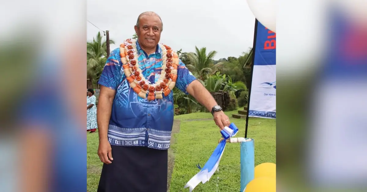 Minister for Public Works, Transport and Meteorological Services Ro Filipe Tuisawau