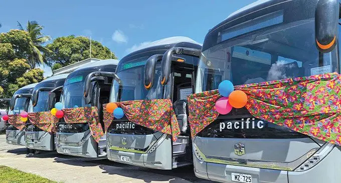The five new coaches, which have been added to Pacific Transport’s fleet, are expected to start operations next week.