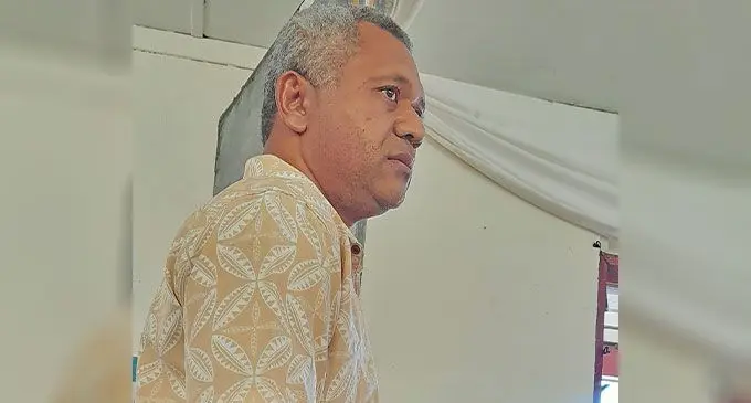 Principal Education Officer at the Ministry of Education’s Assets and Infrastructure Services Ilisoni Waqa. Photo: Wati Talebula-Nuku