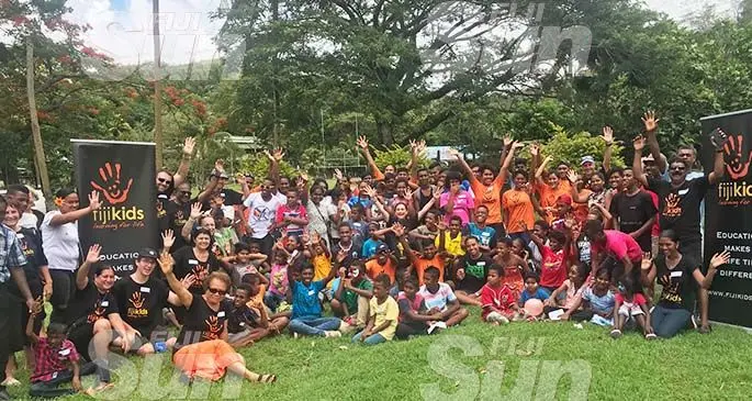 Members of the Fiji Kids charitable organisation at Sigatoka on January 9, 2019. Photo: Waisea Nasokia