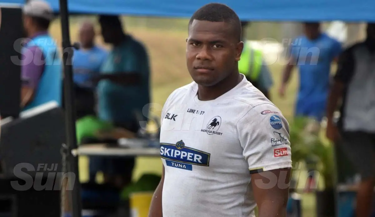 Nadroga wing, Beniamino Kalounidau at Lawaqa Park, Sigatoka, on August 29, 2020. Photo: Waisea Nasokia