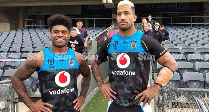 Vodafone Fiji Bati Captain Kevin Naiqama and vice-captain Viliame Kikau