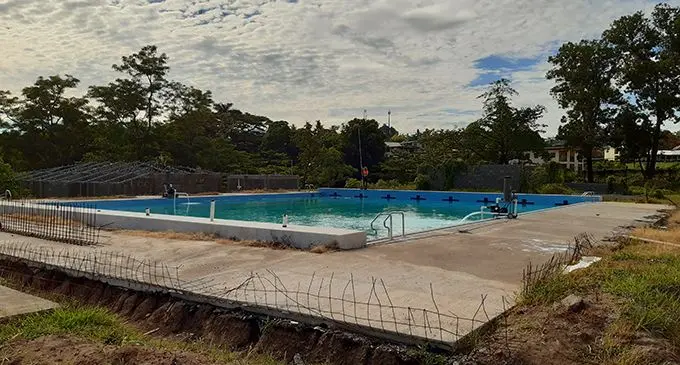 The incomplete Lautoka City Council pool.
