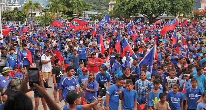 Upolu Island in Samoa continues to have the largest share of the country’s population