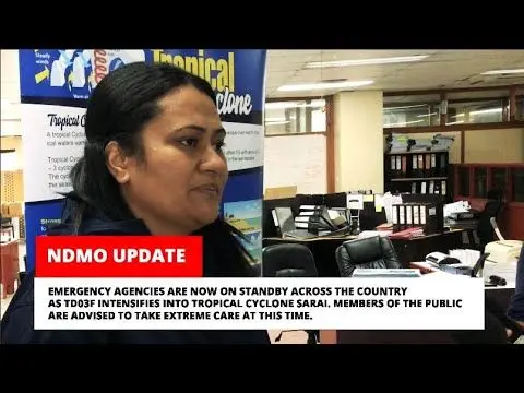 NMDO: Emergency Agencies Are On Standby As TD03F Intensifies To TC Sarai
