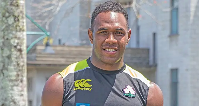 Junior Japan’s Viliame Tuidraki in Albert Park, Suva on March 15, 2019. Photo: Oceania Rugby