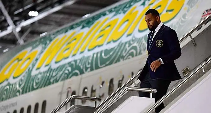 Australian Wallabies vice-captain to the Rugby World Cup, Samu Kerevi.