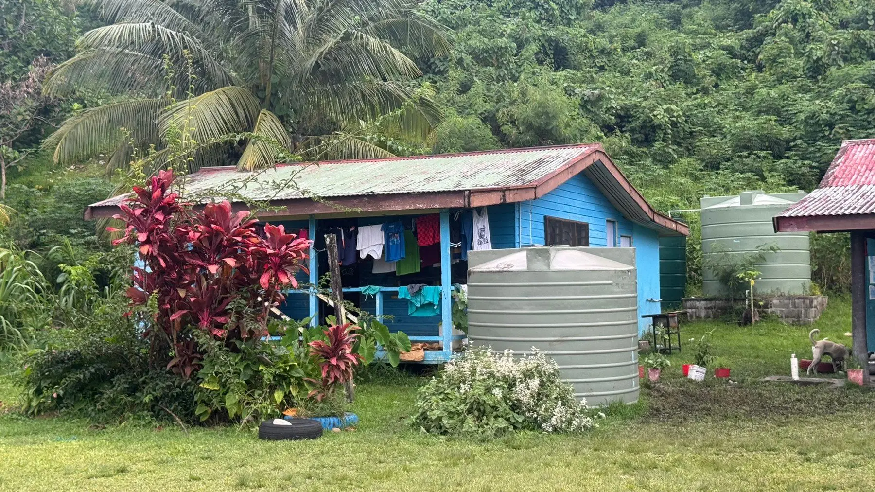 The teacher's quarters at the Banaban Primary School in Tabwewa, Rabi Island.