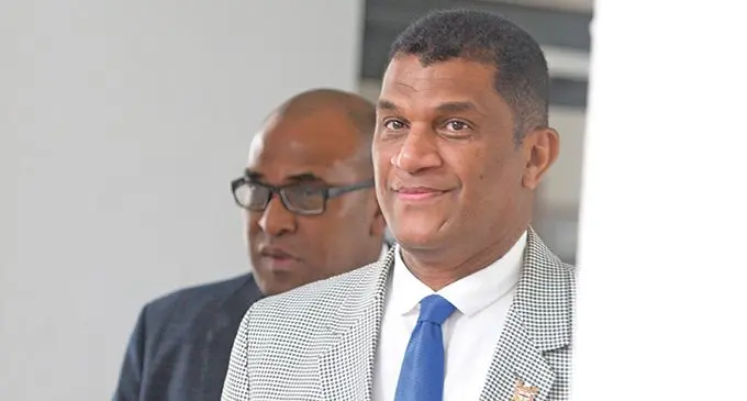 Minister for Education Aseri Radrodro at the Parliament complex on November 23, 2023. Photo: Ronald Kumar