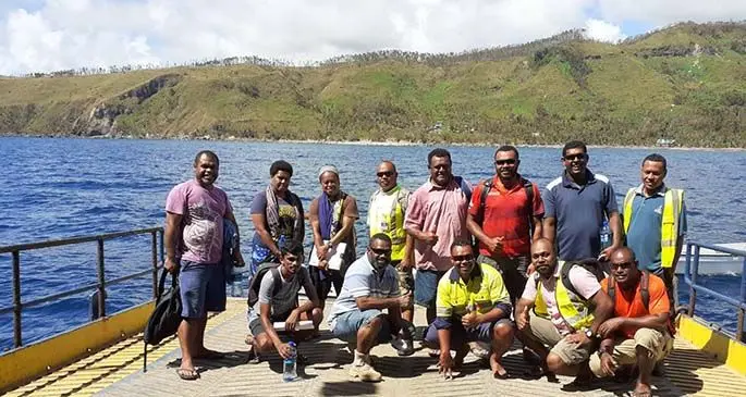 Deployment Teams for Tropical Cyclone Harold in Kadavu. Photo: DEPTFO News