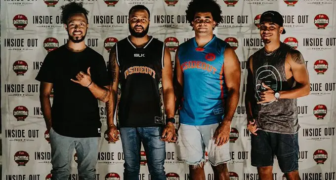 From left: Viliame Dautei, Apakuki Nalawa, Timothy Solomon and Semesa Vilise members of the band InsideOut.