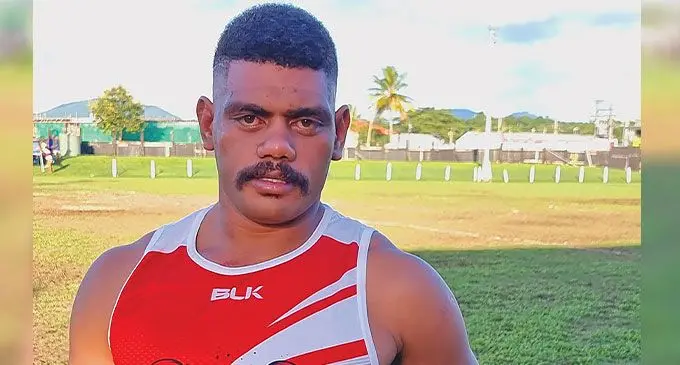 Macuata fullback Jone Vatuwaliwali at Subrail Park in Labasa on April 7, 2024. Photo: Sampras Anand