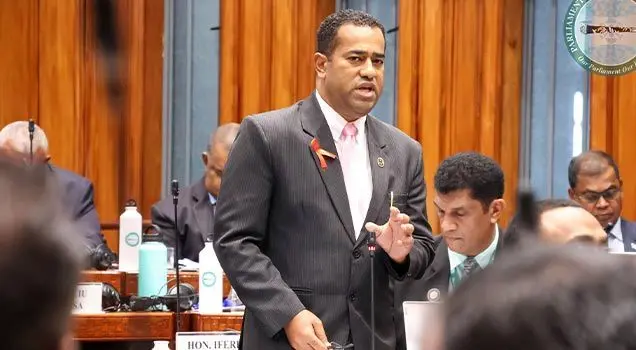 Acting Prime Minister Filimmoni Vosarogo. 