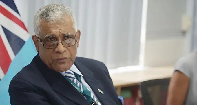 Leader of the Opposition Ratu Naiqama Lalabalavu in the Opposition Chambers on December 8, 2020.  Photo: Ronald Kumar