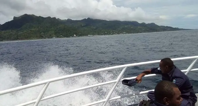 Officers from the Police Special Response Unit have been deployed to Levuka after officers based at the Levuka Police Station were attacked by a group of men. Photo: Fiji Police Media Unit