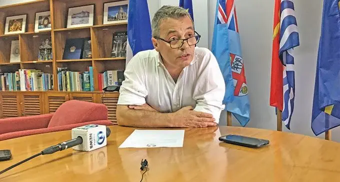 French Ambassador to Fiji Jean-Francois Fitou.