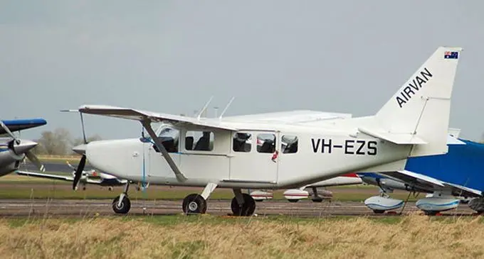 Gippsland GA8 Airvan aircraft similar to the one involved in the accident in Sweden recently.