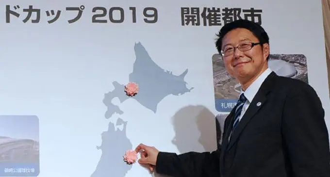Kamaishi Seawaves general manager and 2019 Rugby World Cup ambassador Yoshihiko Sakuraba. Photo: Nikkei Asian Review