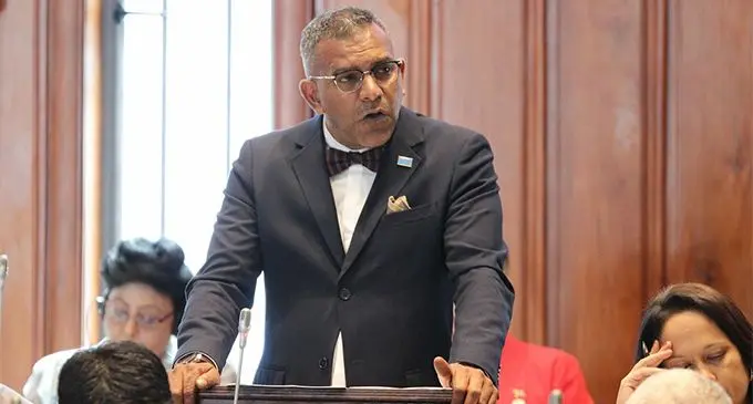 Minister for Lands and Mineral Resources Faiyaz Koya.   Photo: Parliament of Fiji