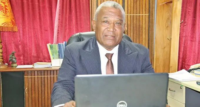 Minister for Fisheries Kalaveti Vodo Ravu