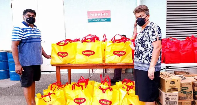 Snack packs for our hardworking frontline workers.