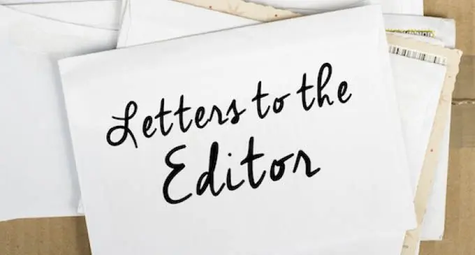 Letters To The Editor