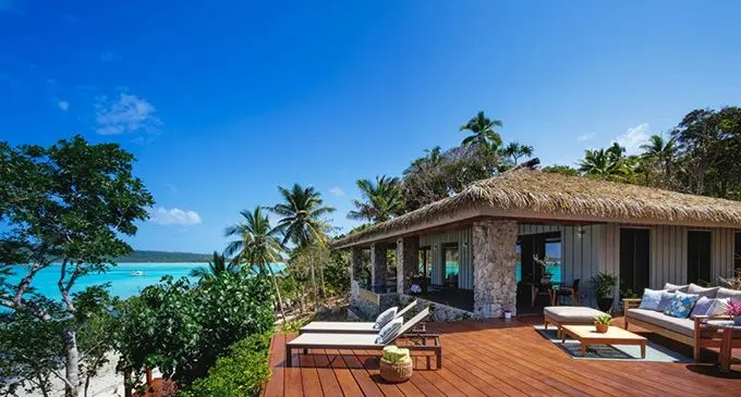 The luxurious Vatuvara Private Islands Villa.