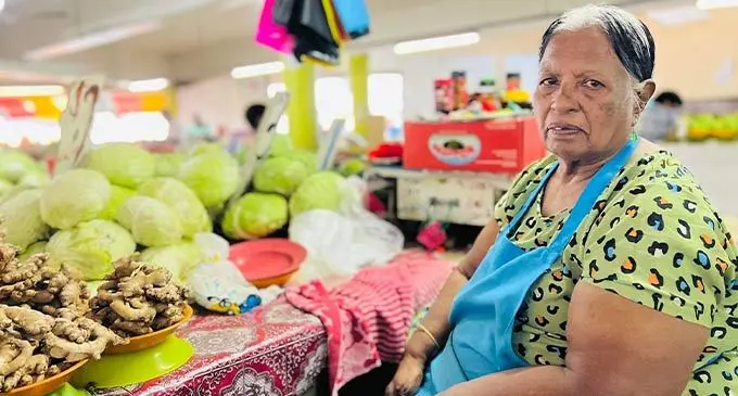 Jay Wati at her stall in the Suva Market. Photo: Nolishma Narayan
