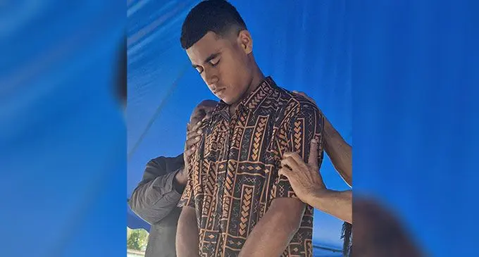 duri tu oqori ko Aminiasi Natoga ena gauna a vakatabui kina vaka Lotu na nona bisinisi na ‘Rogokibau Quality Tent For Hire’ ka tauyavu ena vica na vula sa oti.
