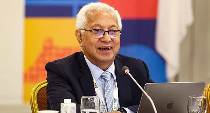 Dr Robin Mitchell after his appointment as President of the Association of National Olympic Committees (ANOC) in Seoul, South Korea, on October 21, 2022. Photo: ONOC