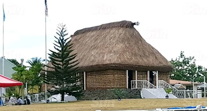 The refurbished and re-thatched home of the Tui Vuda, Ratu Eparama Kitione Tavaiqia on September 17, 2020. Photo: Nicolette Chambers