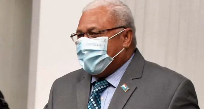 Prime Minister Voreqe Bainimarama. Photo: Parliament News