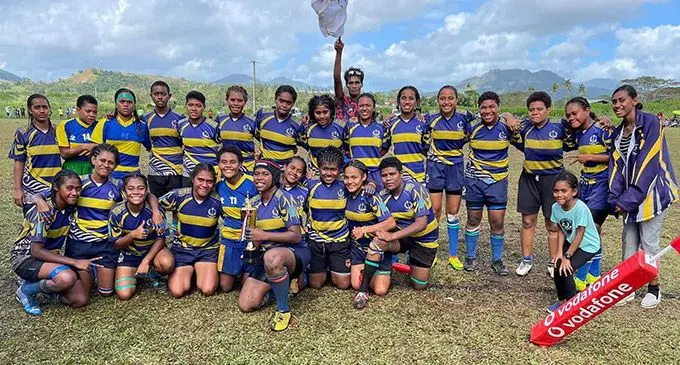 North zone one competition girls U18 winners Shiri Guru Nanak Khalsa College U18 on August 28, 2022 Photo: Supplied