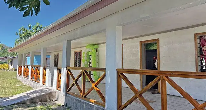 The upgraded evacuation centre at Yalobi Village, Waya, in Yasawa. Photo: DEPTFO News
