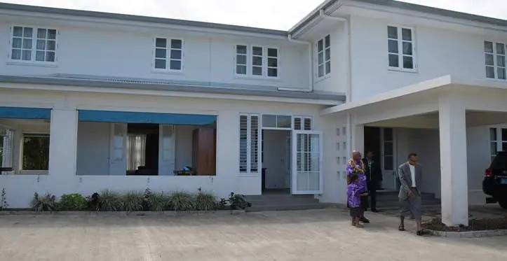 Prime Minister Sitiveni Rabuka enters the official PM’s residence. Photo: Prime Minister Sitiveni Rabuka / Facebook