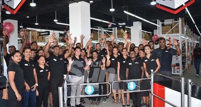 Staff of Vinod Patel at the soft opening of their new hardware store in Namaka, Nadi, on January 11, 2020. Photo: Waisea Nasokia WAISEA NASOKIA NADI Vinod Patel opened one of their latest flagship stores in Namaka, Nadi, yesterday. The store is part of the multi-storey commercial complex owned by Consumer Supermarket, strategically located directly opposite the Namaka Market, on the corner of Queens Highway. Vinod Patel’s showroom boasts modern style merchandising. Assistant General Manager (West) Nilesh Ashish Prasad during the soft opening, said the investment and expansion is not about competition but is to provide services and satisfaction. He added this is one of the best and the latest stores, and is their benchmark. “For Vinod Patel itself, it’s very important for us to look after the people in Nadi,” he said. “This is for the people of Nadi. The company has put an extra shop with a significant investment and now the people will have better facilities to shop in. “Currently looking at the town shop it is already full and people are moving in a huge traffic flow so we thought we open our second store in Namaka, so that people will have easier access to do business and shopping.” Mr Prasad added, currently they