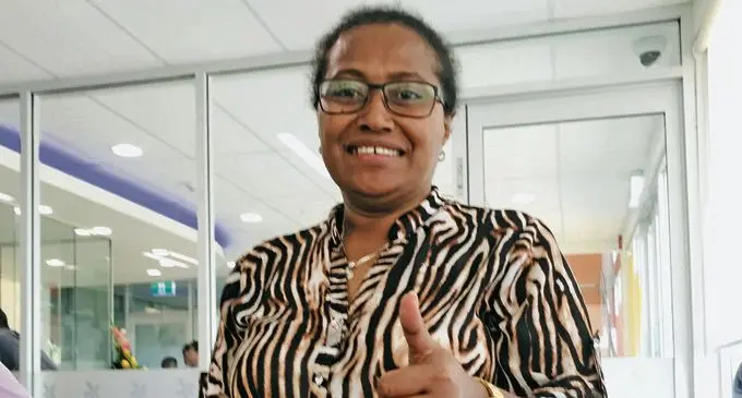 Della Shaw- Elder at her office at Fiji Sports Council, Suva on March 2, 2018.  Photo: Anasilini Ratuva