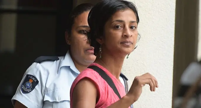 Sharon Rehnuma Begum outside Court in Suva on May 3, 2019.   Photo: Ronald Kumar