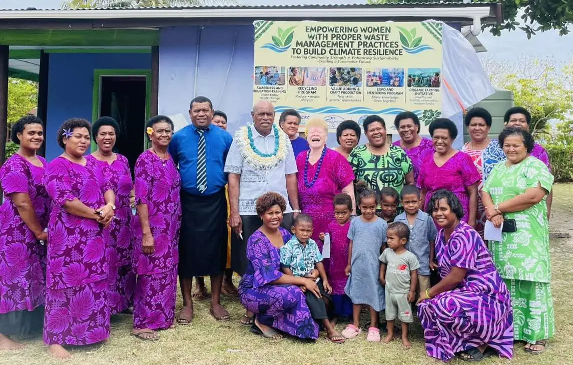 Stakeholders at Tavua Village in Malolo. Photo: WAISEA NASOKIA.