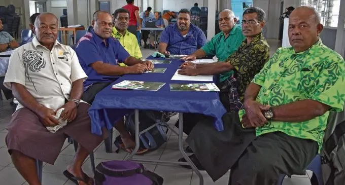 District reps from the Macuata Province at the national workshop on the Qoliqoli Cokovata management plan at the Labasa Civic Centre on January 31, 2019. Photo: Shratika Naidu