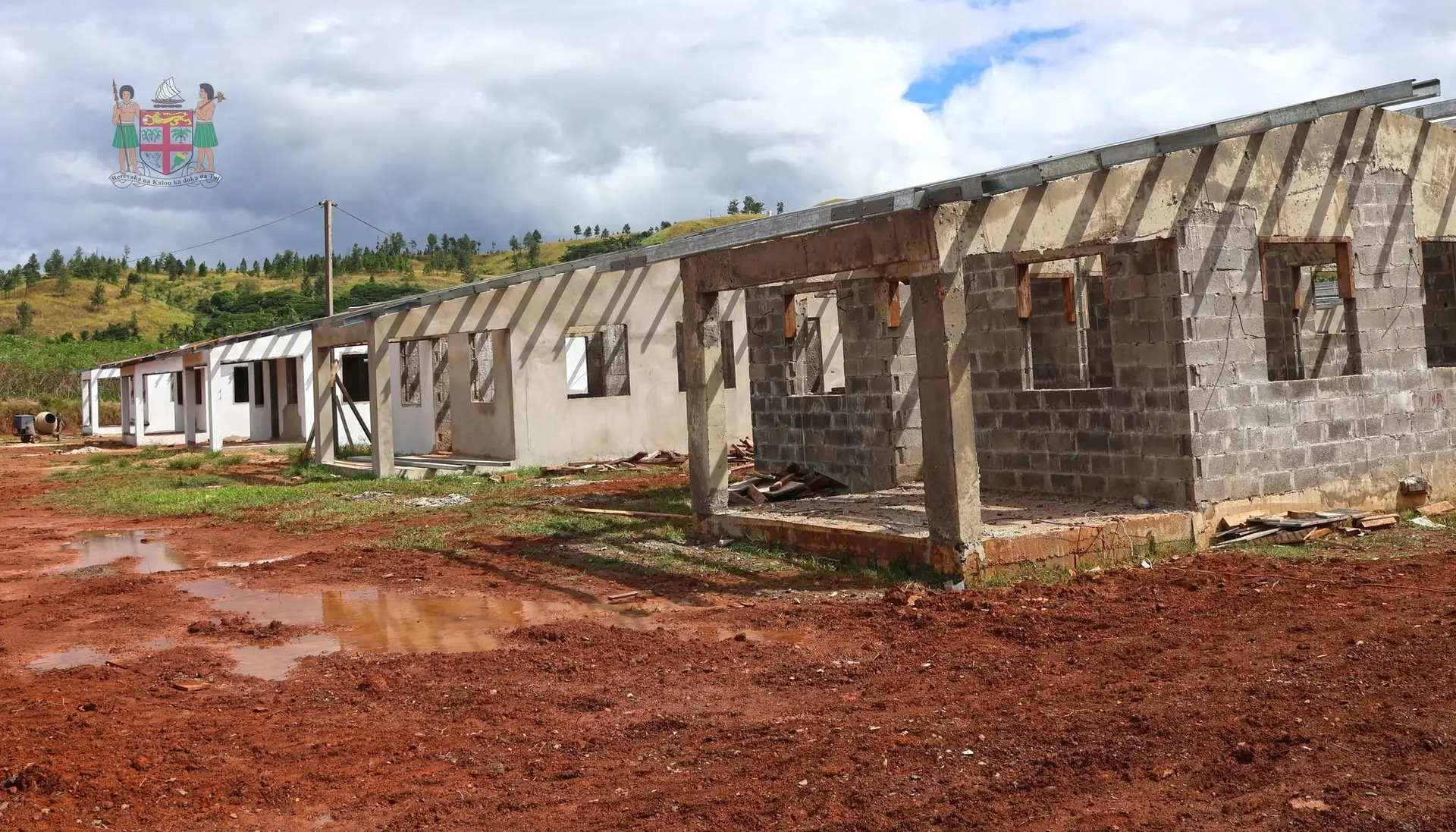 Some of the partially constructed homes photographed in May this year at the relocation site behind the Savadrau Assemblies of God Church compound in Nadoiviri, Dreketi, Macuata, where Nabavatu villagers are expected to relocate.